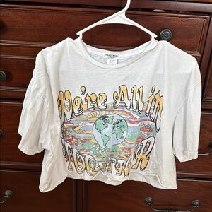 Project Social T White Earth Graphic Tee